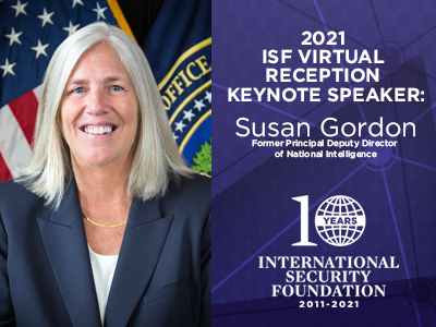 Announcing The 2021 ISF Virtual Reception Keynote Speaker, ANNOUNCING THE 2021 ISF VIRTUAL RECEPTION KEYNOTE SPEAKER