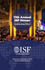 2022 ISF Dinner, ISF Dinner